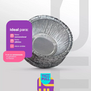 Kit 800 unid. Forma empada alumínio descartável pequena 50 ml